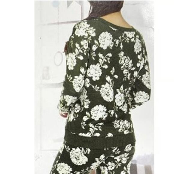 *Honeydew Womens 2-Piece Super Soft Pajama Set Olive Floral - SMALL - Picture 2 of 3